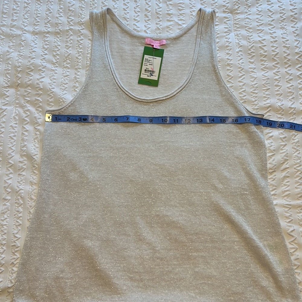 Lilly Pulitzer Silver Linen Blend Patti
Sweater Tank Top - Picture 7 of 11